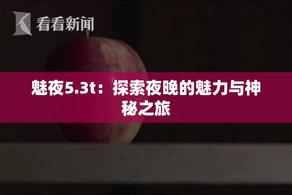 魅夜5.3t：探索夜晚的魅力与神秘之旅