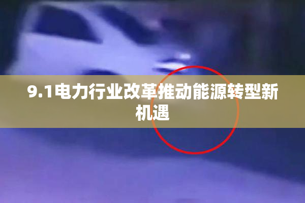 9.1电力行业改革推动能源转型新机遇