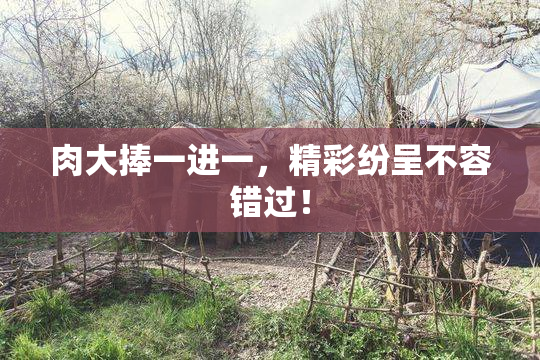 肉大捧一进一，精彩纷呈不容错过！