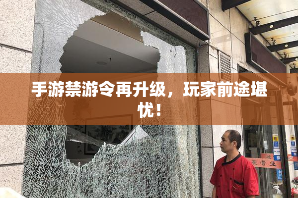 手游禁游令再升级，玩家前途堪忧！