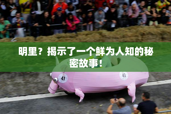 明里？揭示了一个鲜为人知的秘密故事！