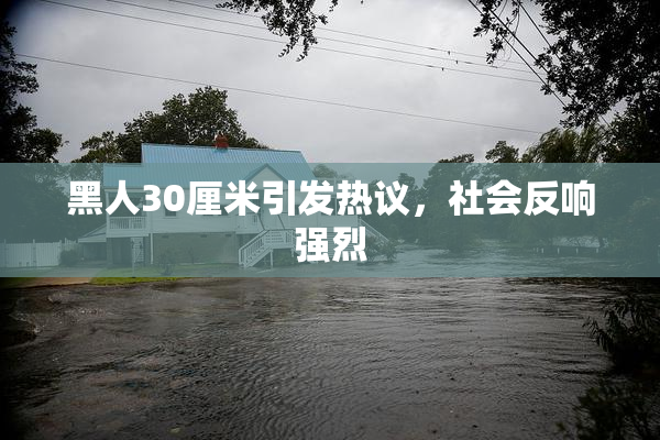 黑人30厘米引发热议，社会反响强烈