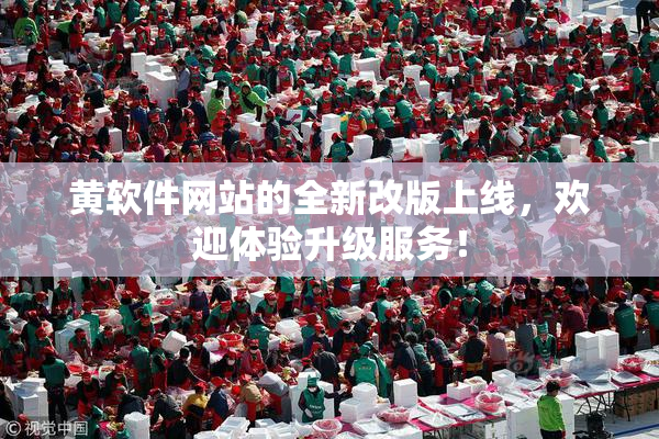 黄软件网站的全新改版上线，欢迎体验升级服务！