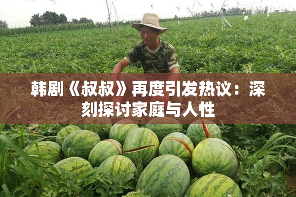 韩剧《叔叔》再度引发热议：深刻探讨家庭与人性