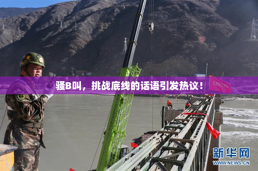 骚B叫，挑战底线的话语引发热议！