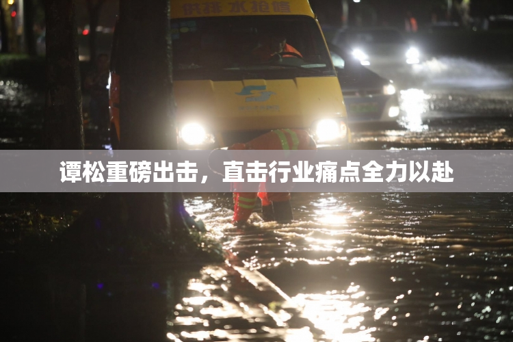 谭松重磅出击，直击行业痛点全力以赴
