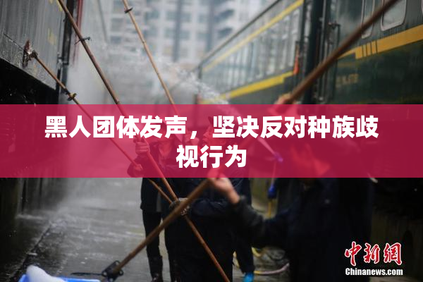 黑人团体发声，坚决反对种族歧视行为
