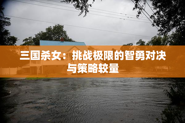 三国杀女：挑战极限的智勇对决与策略较量