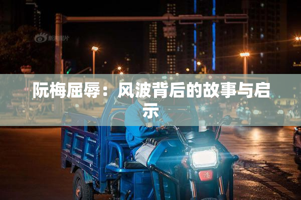 阮梅屈辱：风波背后的故事与启示