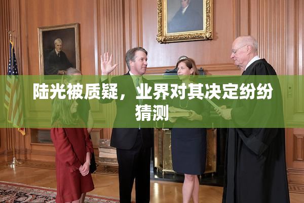 陆光被质疑，业界对其决定纷纷猜测