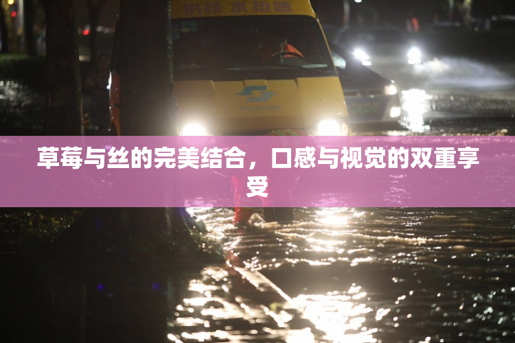 草莓与丝的完美结合，口感与视觉的双重享受