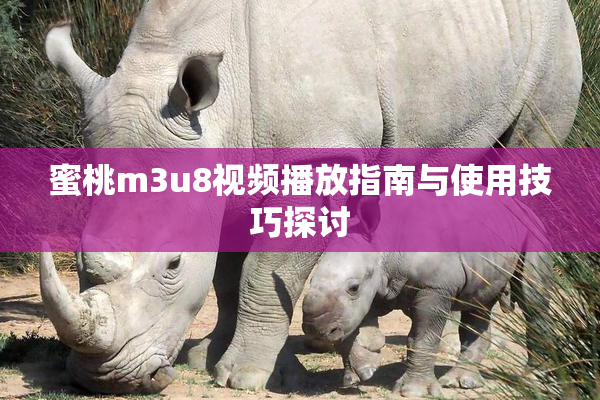 蜜桃m3u8视频播放指南与使用技巧探讨
