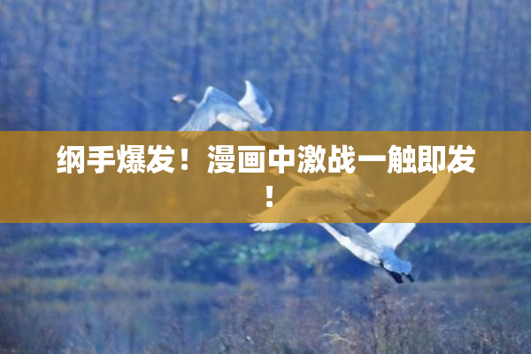 纲手爆发！漫画中激战一触即发！